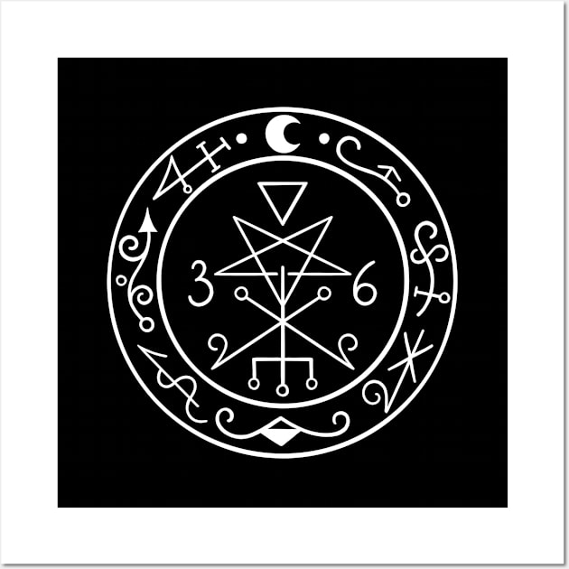 Sigil Lilith Wall Art by OccultOmaStore